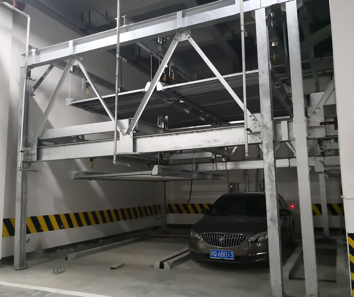机械立体停车设备结构独特的地方